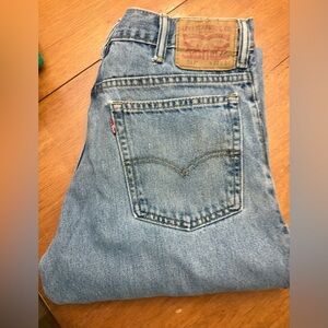 Levi's Men's 32x34 517 Relaxed Jeans in Light Blue Denim